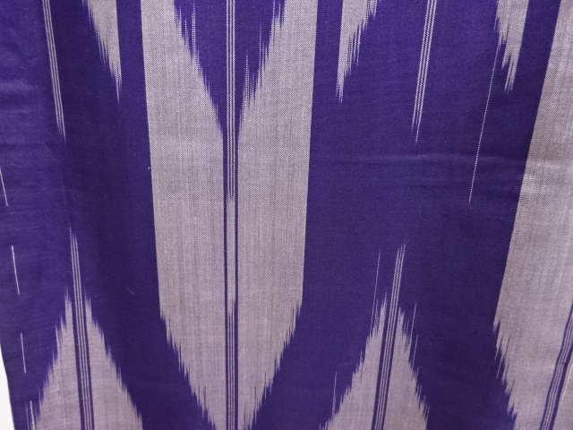 JAPANESE KIMONO / ANTIQUE KIMONO / MEISEN / SILK / WOVEN ARROW FEATHER